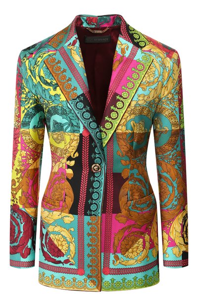 Женский шелковый жакет VERSACE, арт. A83183/A230937