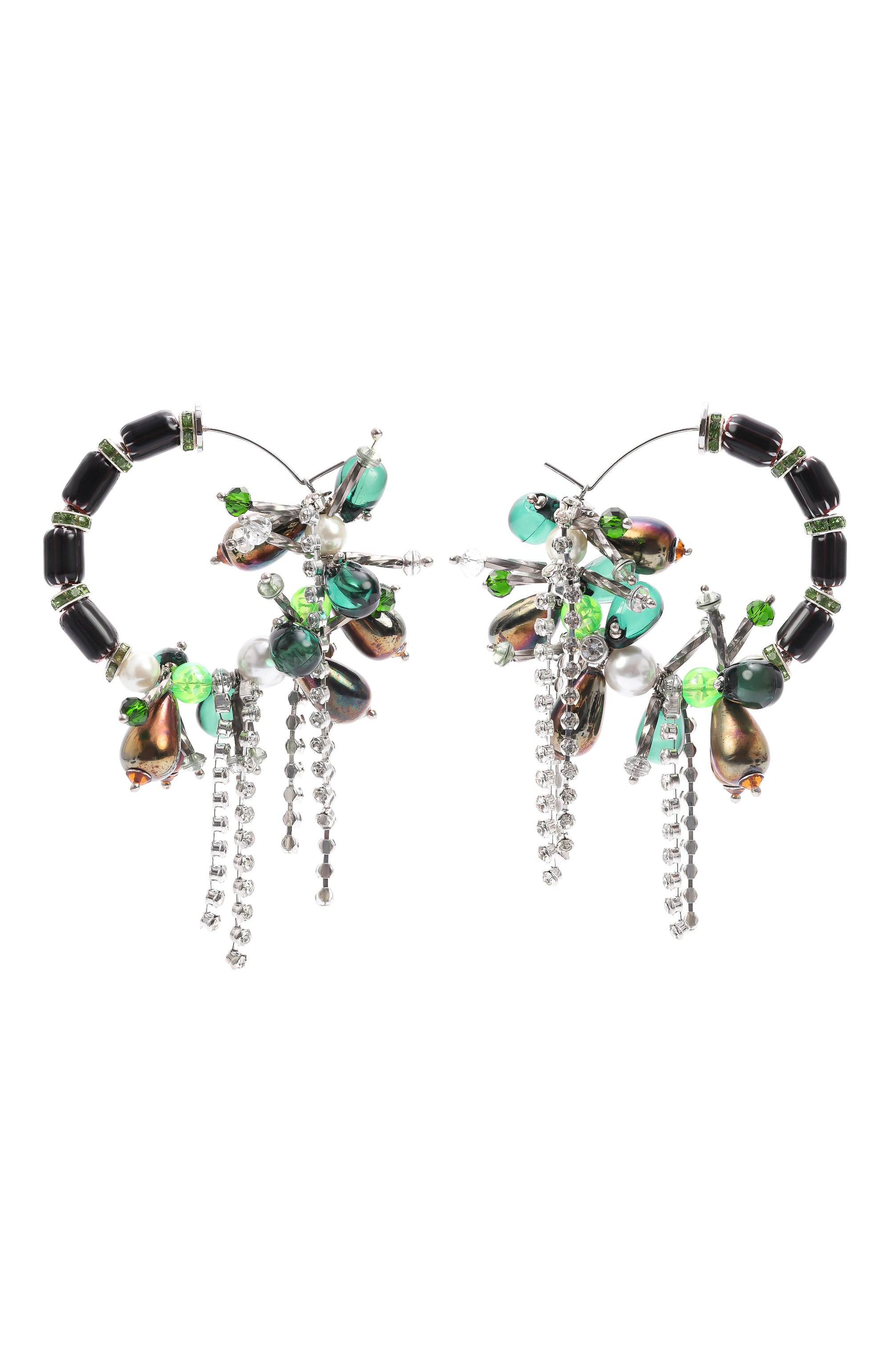 Серьги DRIES VAN NOTEN разноцветного цвета по цене 59850 руб., арт. 018280/0046, фото 1 Серьги DRIES VAN NOTEN, арт. 018280/0046, фото 1