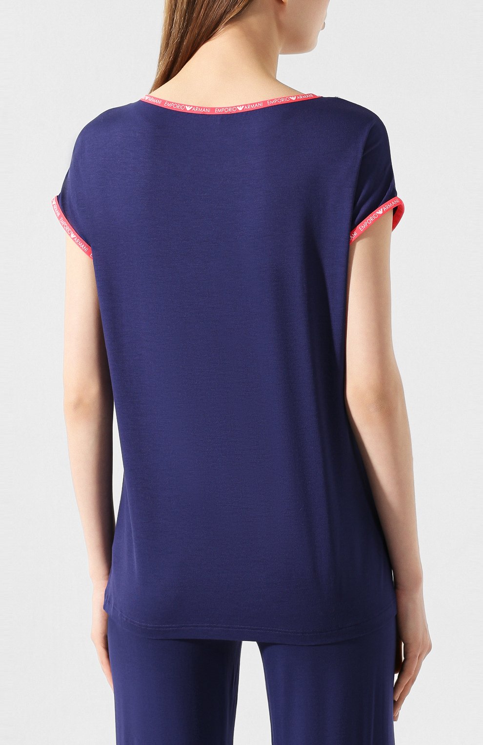Футболка из вискозы EMPORIO ARMANI, арт. 164308/0P268, фото 4