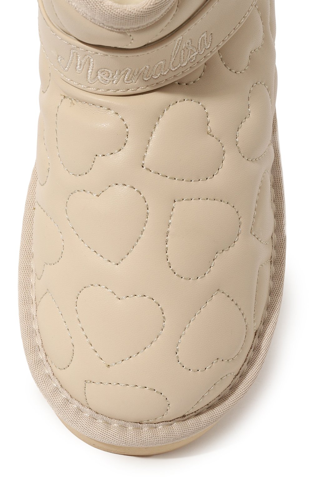 Угги MONNALISA бежевого цвета по цене 19100 руб., арт. 8CB001/2701, фото 4 Угги MONNALISA, арт. 8CB001/2701, фото 4