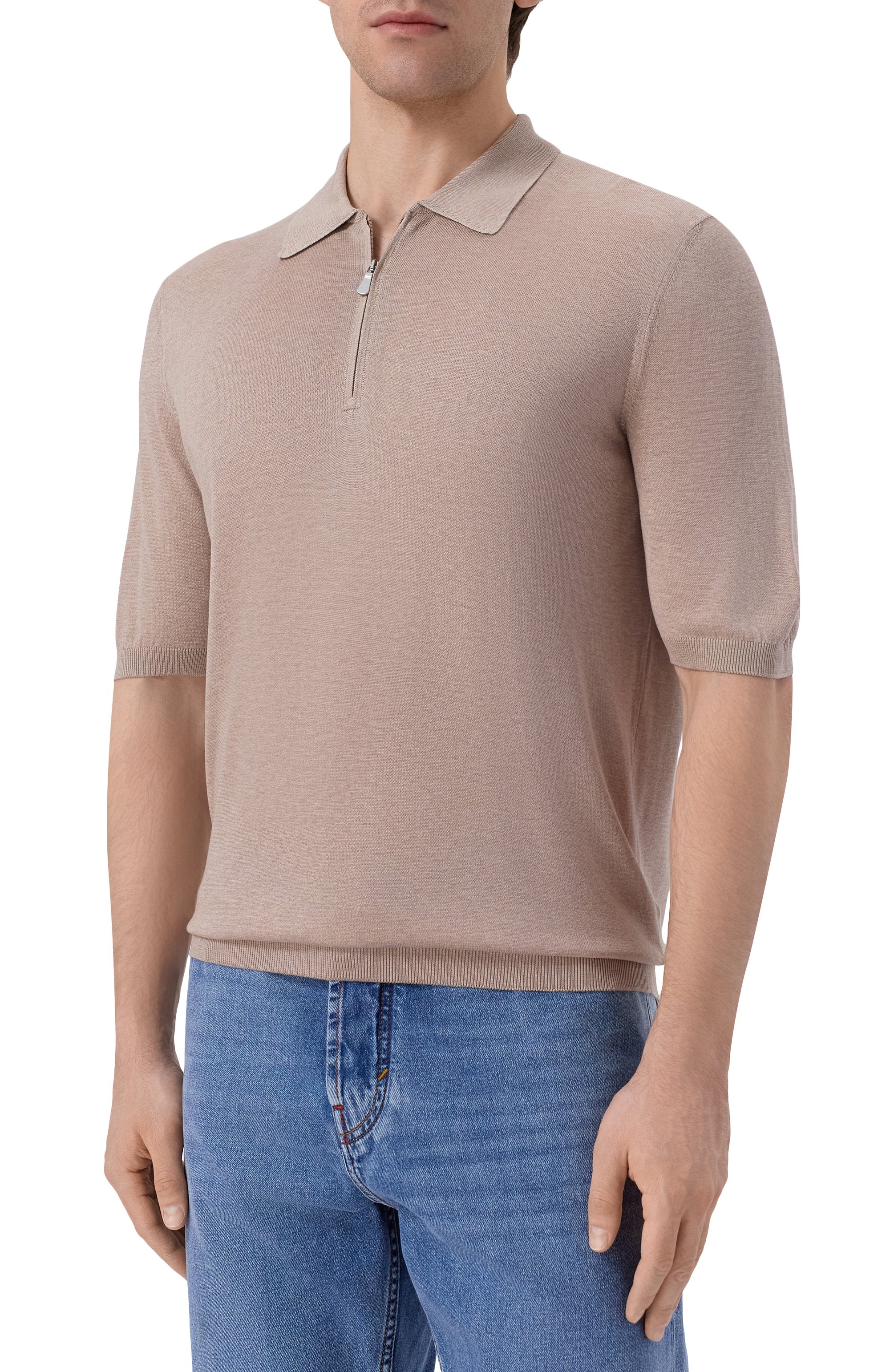 Шелковое поло GRAN SASSO, арт. 43166/23503, фото 3