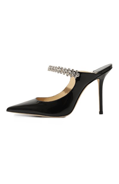Женские кожаные мюли bing 100 JIMMY CHOO, арт. BING100/PAT