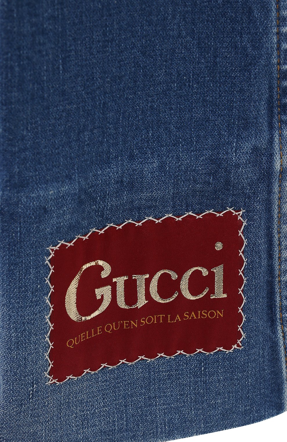 Джинсы GUCCI синего цвета по цене 103680 руб., арт. 623441/XDA6N, фото 5 Джинсы GUCCI, арт. 623441/XDA6N, фото 5