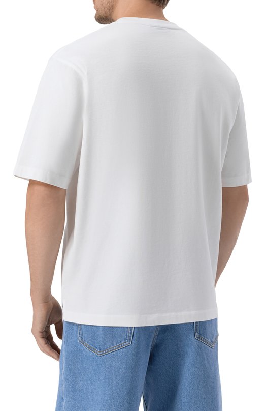 Хлопковая футболка Dsquared2 S74GD1554/D20106 Белый  S74GD1554/D20106 Фото 4