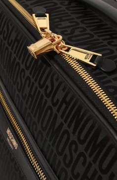 Мужской текстильный чемодан small MOSCHINO черного цвета, арт. 2316MA8601/8268 | Фото 2 (Материал: Текстиль; Драгоценные камни: Проставлено; Материал сплава: Проставлено; Размер: small)