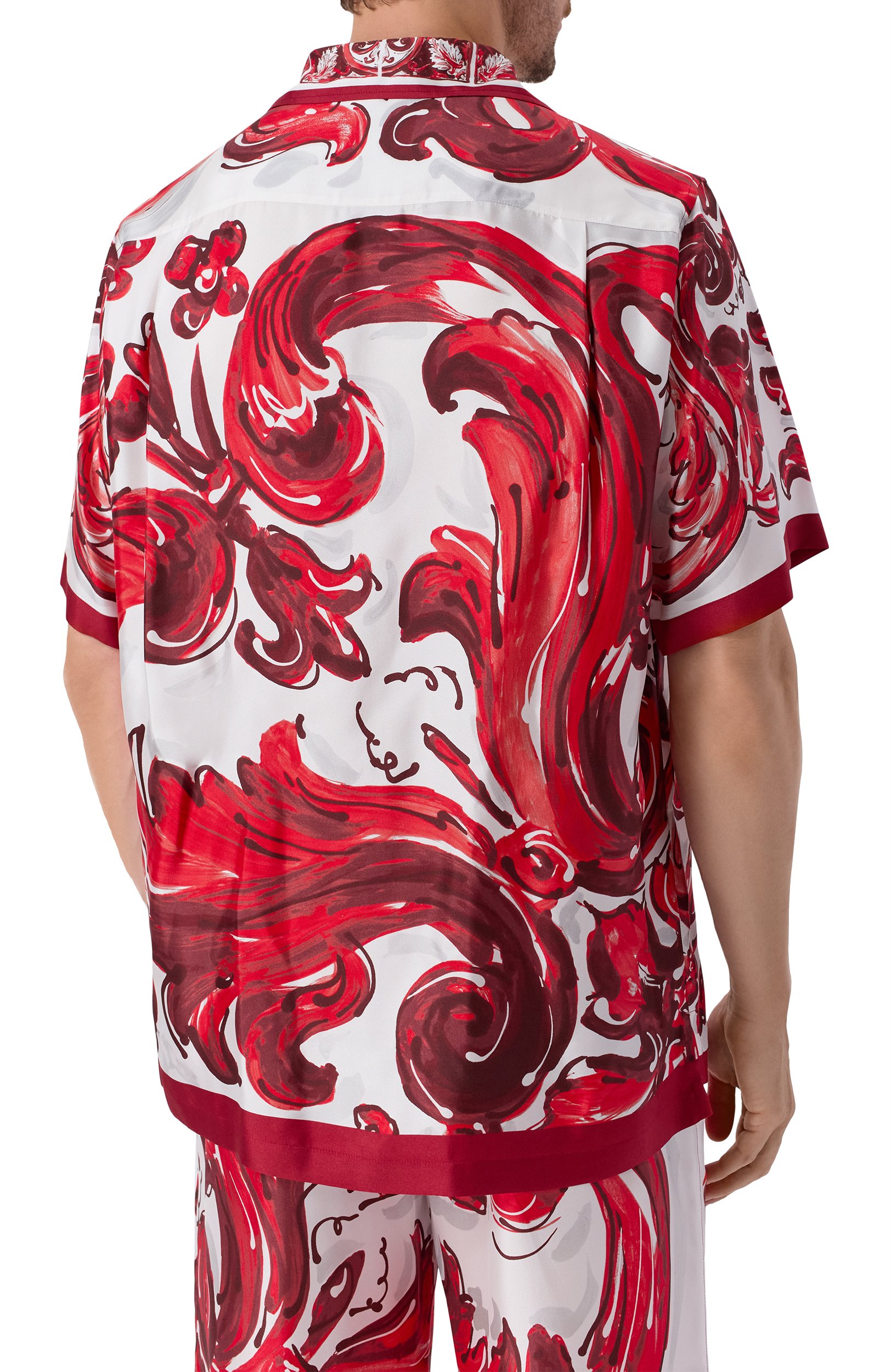 Шелковая рубашка DOLCE & GABBANA, арт. G5JH9T/HI133, фото 4