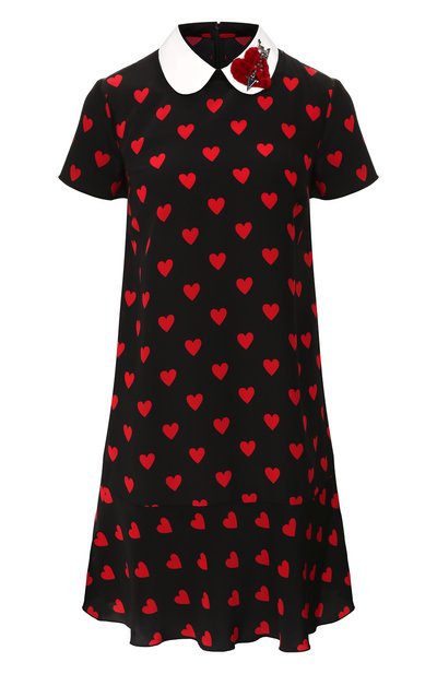 Женское шелковое платье REDVALENTINO, арт. SR3VAH00/4AE