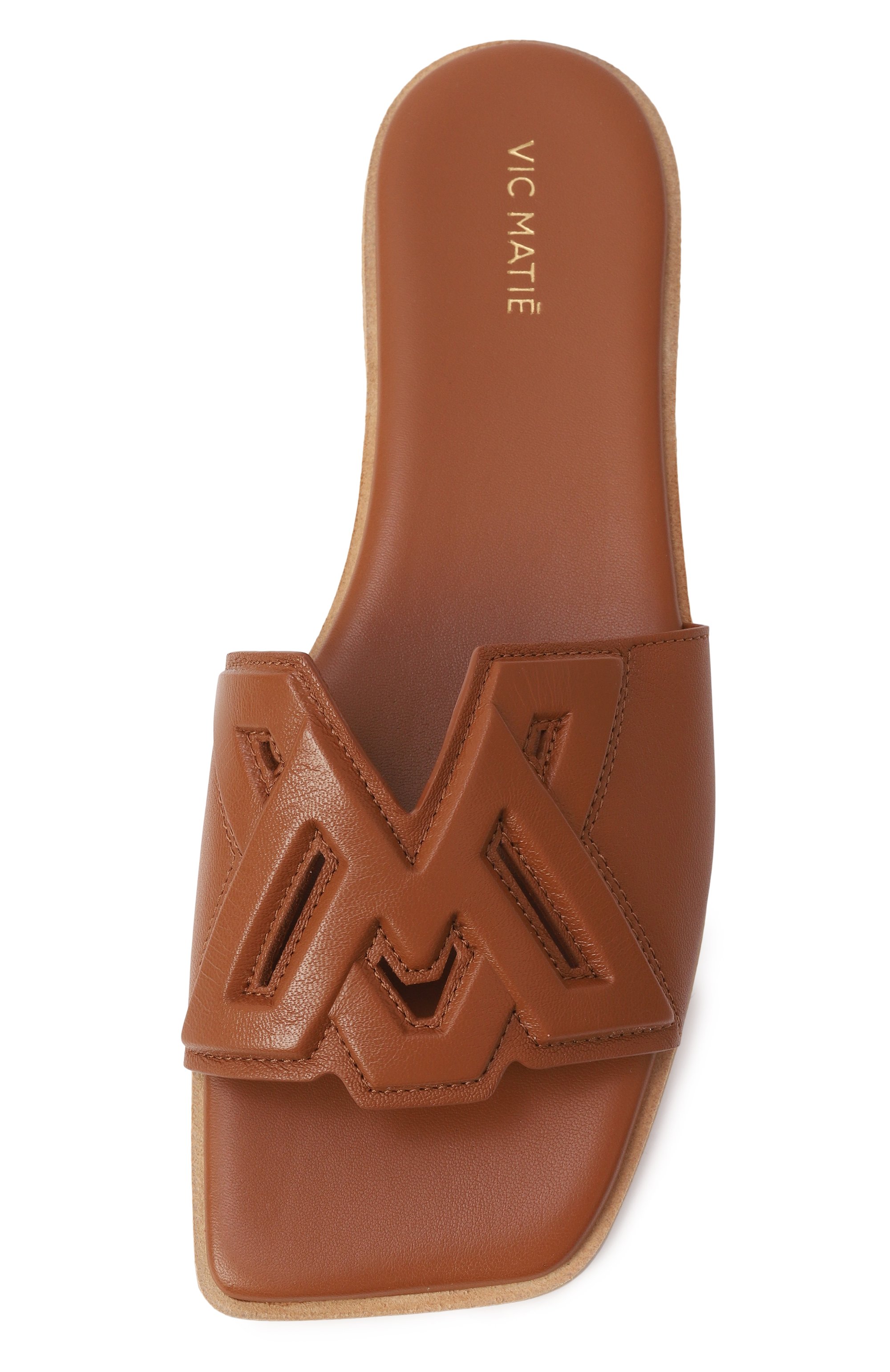 Кожаные шлепанцы VIC MATIE, арт. 1G3770D_G42G200315, фото 6