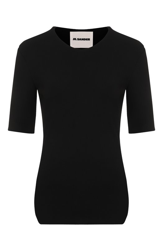 Топ из вискозы Jil Sander J04NC0002/J65016 Чёрный J04NC0002/J65016