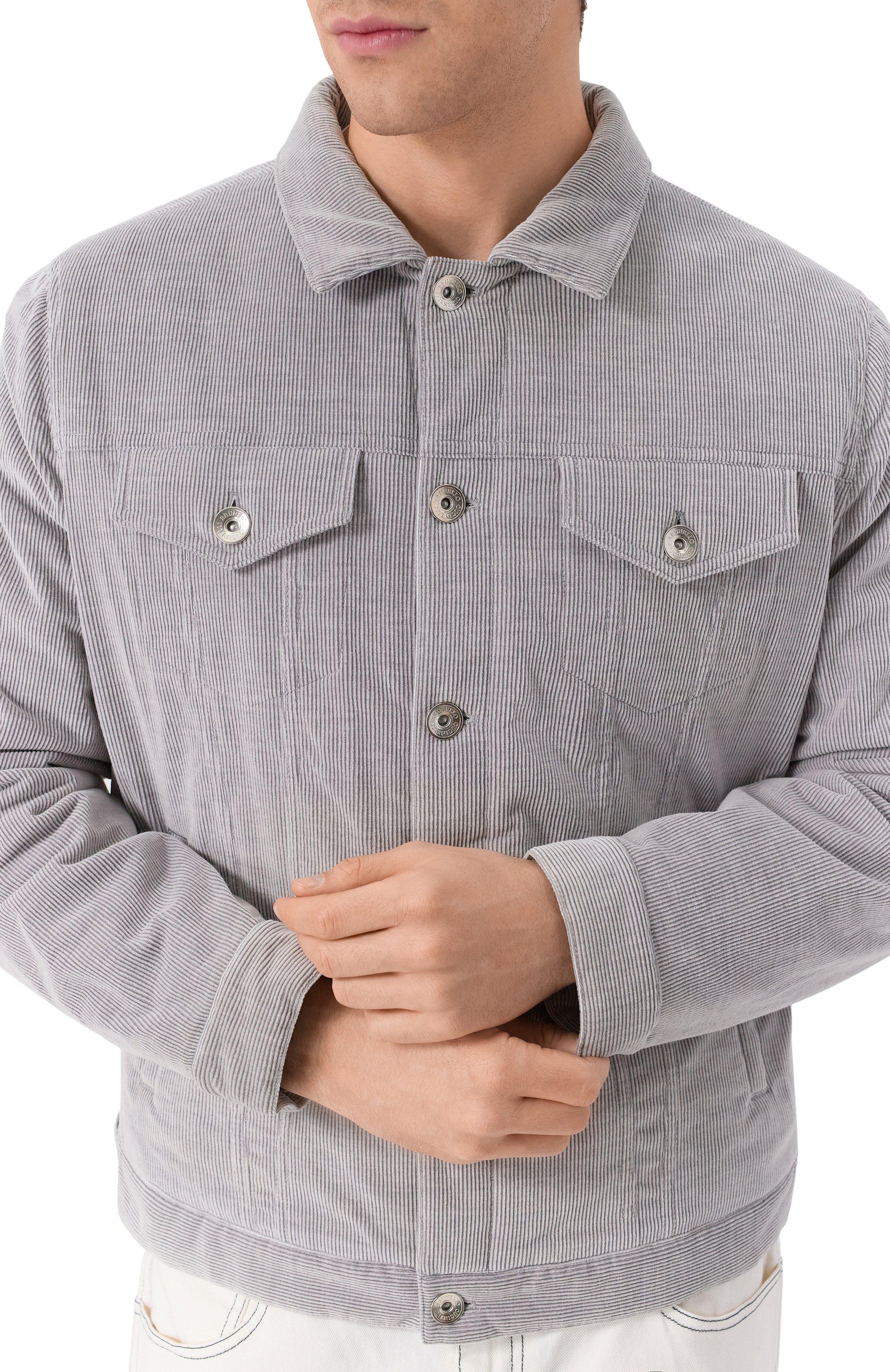 Вельветовая куртка-рубашка BRUNELLO CUCINELLI, арт. MQ4356880, фото 5