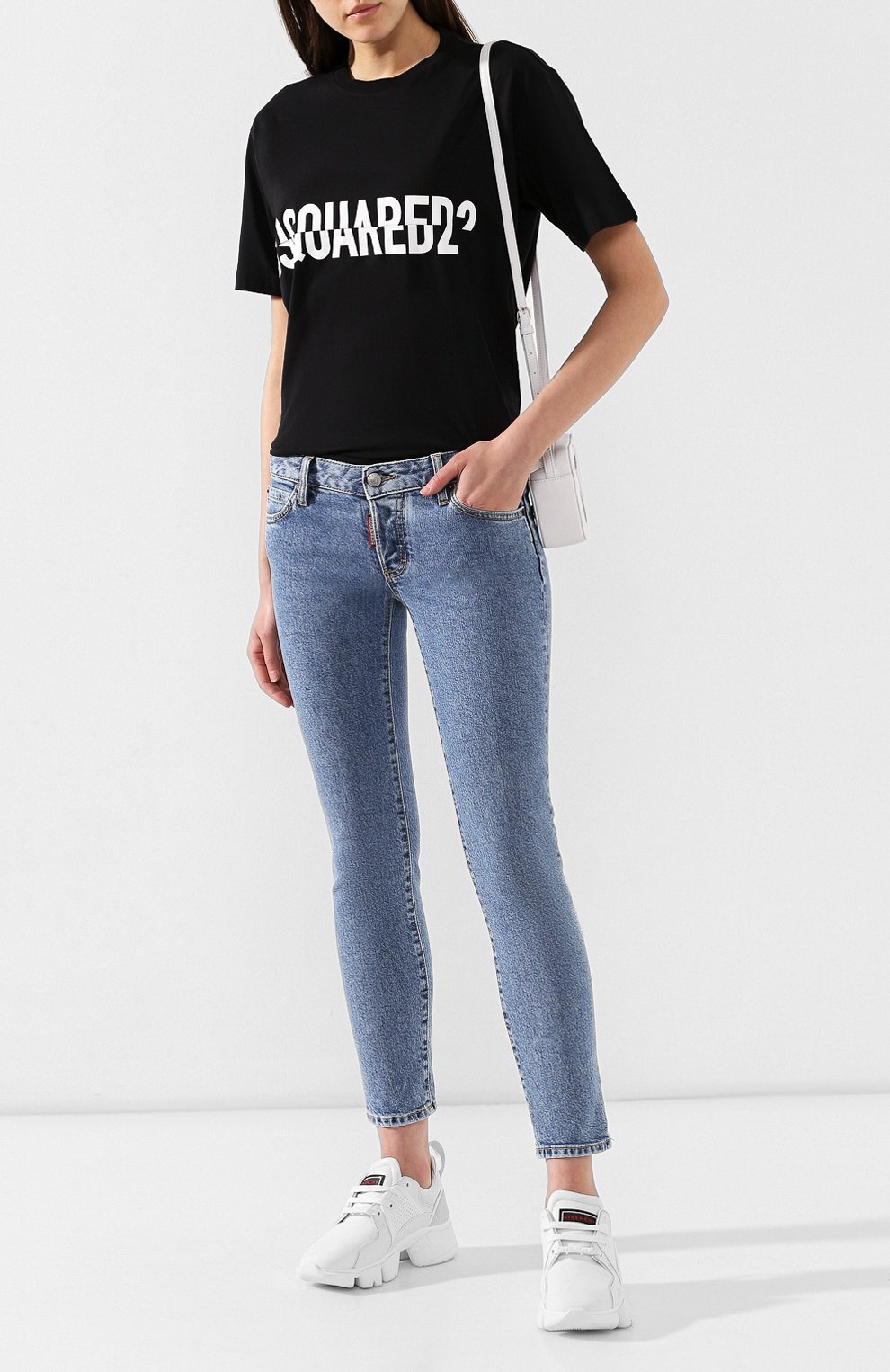 Хлопковая футболка DSQUARED2, арт. S75GD0019/S23009, фото 2
