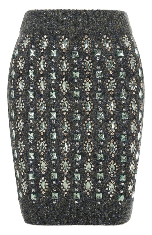 Юбка с отделкой стразами Pinko 105967/A2YC Серый 105967/A2YC
