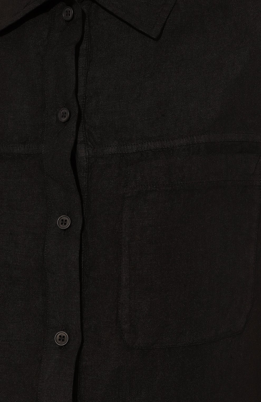 Льняная рубашка GRAN SASSO черного цвета по цене 26950 руб., арт. 61234/50002, фото 5 Льняная рубашка GRAN SASSO, арт. 61234/50002, фото 5