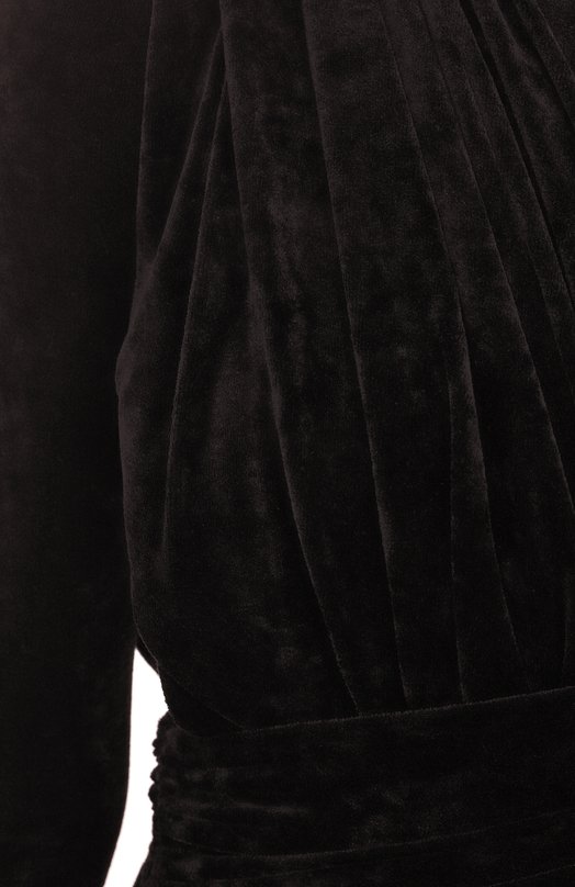 Бархатное платье Balenciaga 725098TKQ22 1000 Чёрный  725098TKQ22 1000 Фото 6
