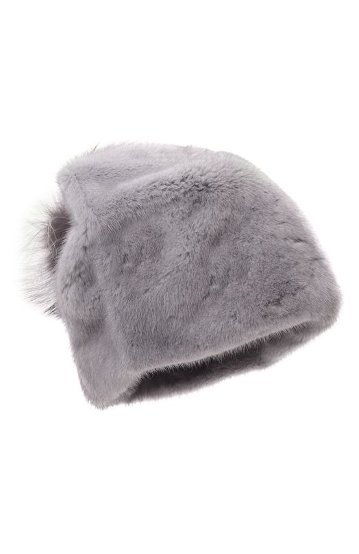 Меховая шапка из норки FurLand 0091900110312600078 Серый 0091900110312600078