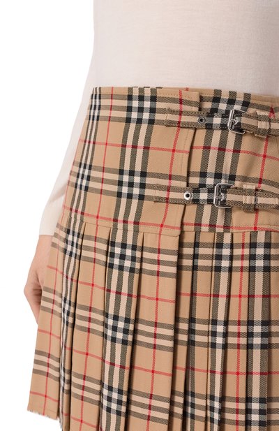 Шерстяная юбка BURBERRY, арт. 8025832, фото 5