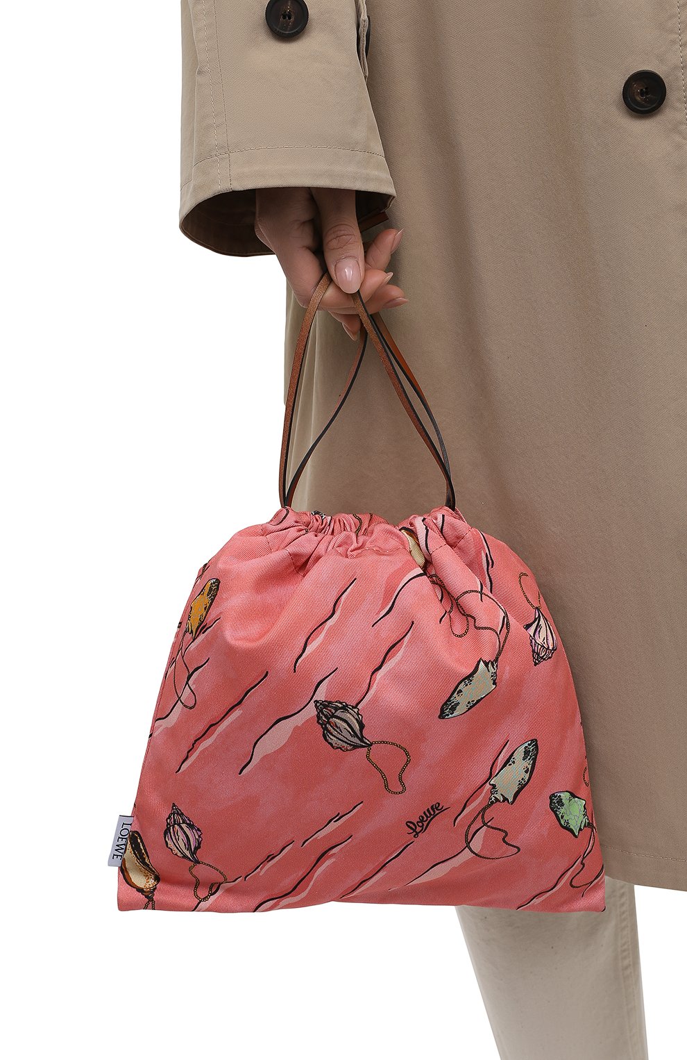 Клатч drawstring small loewe x paula's ibiza LOEWE, арт. C822057X07, фото 2