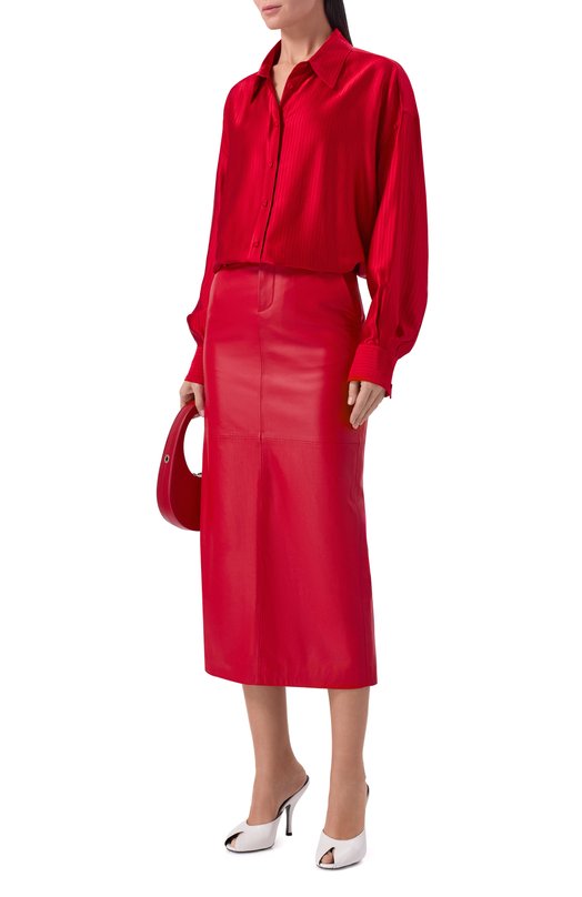 Атласная рубашка Armarium ARMFWT004/V015 Красный  ARMFWT004/V015 Фото 2