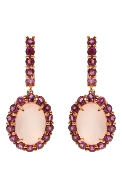 Серьги с розовым кварцем SECRETS JEWELRY, арт. СРКОП00515, фото 1