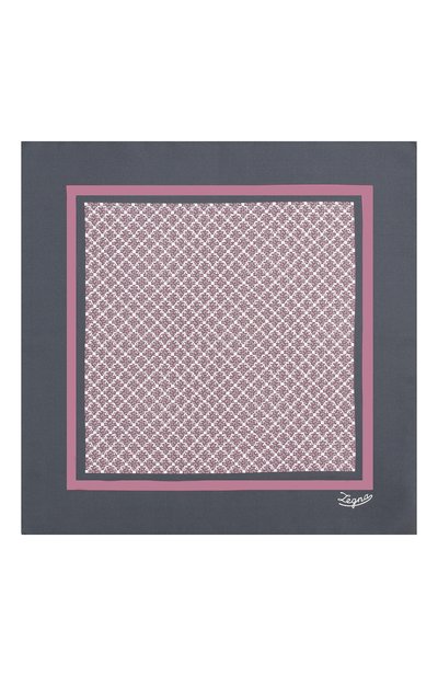 Шелковый платок ZEGNA розового цвета по цене 10650 руб., арт. Z7J03/39A, фото 3 Шелковый платок ZEGNA, арт. Z7J03/39A, фото 3