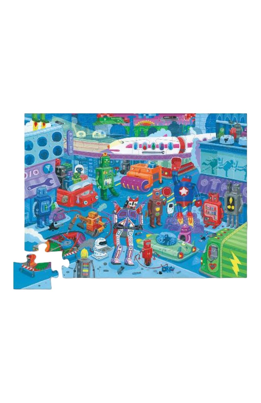 Пазл город роботов 36 деталей CROCODILE CREEK, арт. 4076-6, фото 1