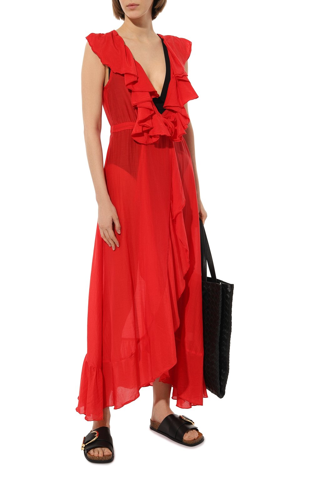 Платье из хлопка и шелка NATAYAKIM, арт. NY-030BW, фото 2