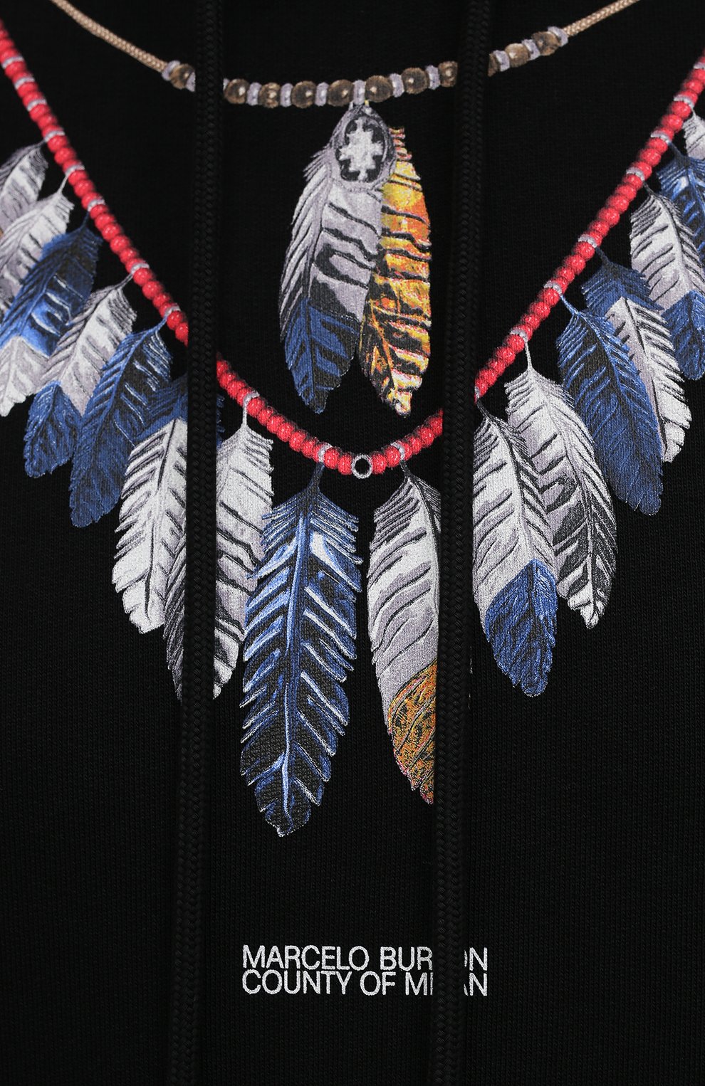 Хлопковое худи MARCELO BURLON, арт. CMBB040S21FLE002, фото 5