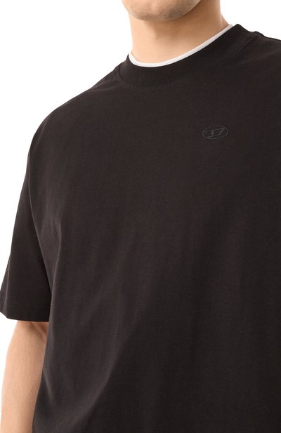 Хлопковая футболка DIESEL, арт. A11302/0HGAM, фото 5