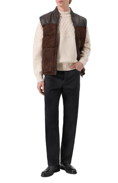 Хлопковые брюки KITON, арт. UPNJS1K0602H03, фото 2