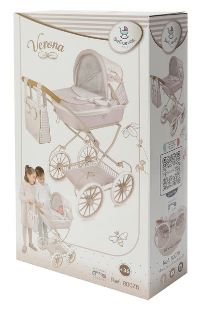 Коляска-люлька для кукол верона DECUEVAS, арт. 80078, фото 4