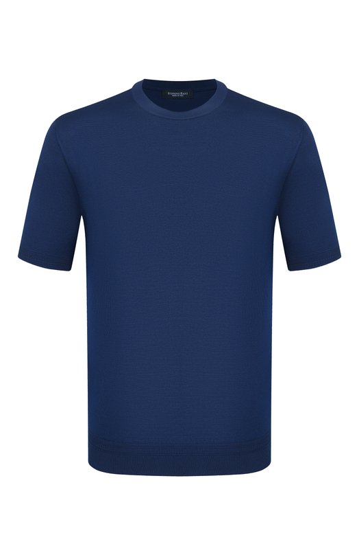 Шелковый джемпер Stefano Ricci K616215G10/F26101 Синий K616215G10/F26101