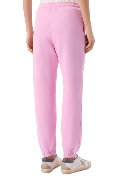 Хлопковые джоггеры MSGM розового цвета по цене 28350 руб., арт. 4041MDP500/267000, фото 4 Хлопковые джоггеры MSGM, арт. 4041MDP500/267000, фото 4