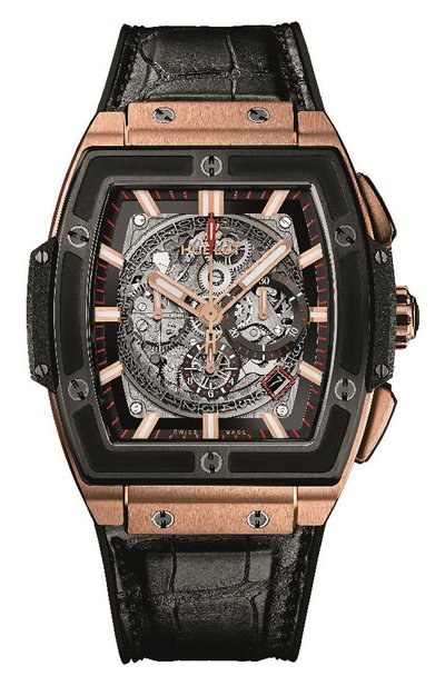 Мужские часы spirit of big bang king gold ceramic HUBLOT, арт. 601.OM.0183.LR