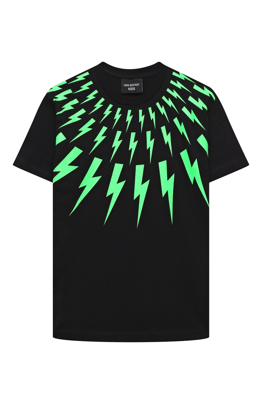 Хлопковая футболка NEIL BARRETT KIDS, арт. 033623, фото 1