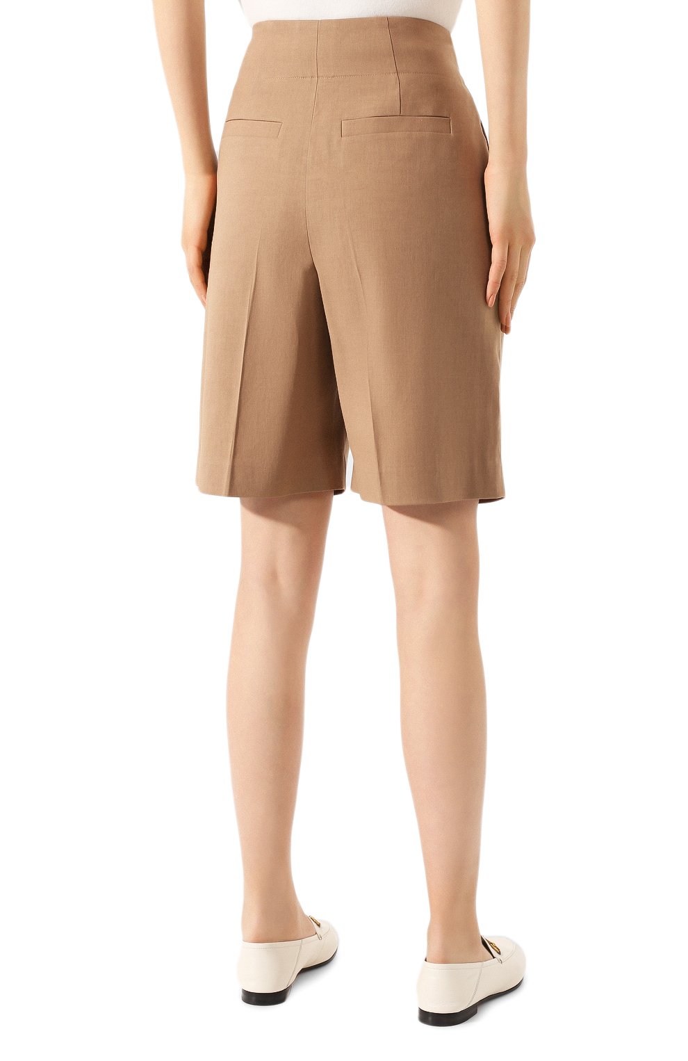 Шорты из смеси льна и хлопка BRUNELLO CUCINELLI, арт. MF591P7262, фото 4