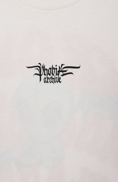Хлопковая футболка PHOBIA ARCHIVE, арт. PHK00760, фото 3