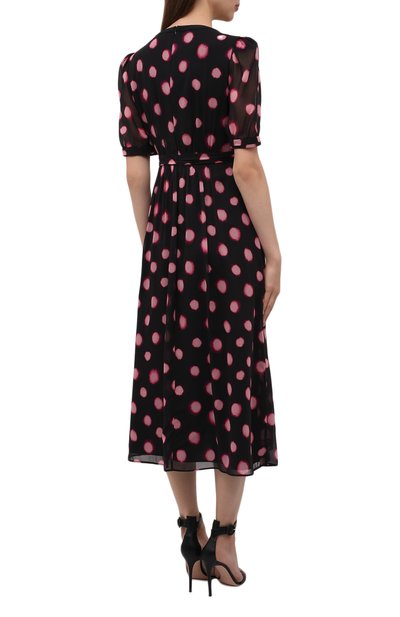 Шелковое платье SALONI разноцветного цвета по цене 118000 руб., арт. 10615-129/100-R/1632/02/5460/5461/5462, фото 4 Шелковое платье SALONI, арт. 10615-129/100-R/1632/02/5460/5461/5462, фото 4