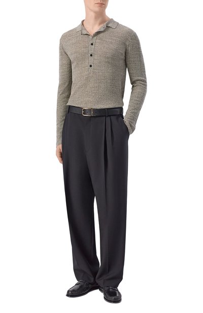 Льняное поло SAINT LAURENT, арт. 859839/Y77IP, фото 2