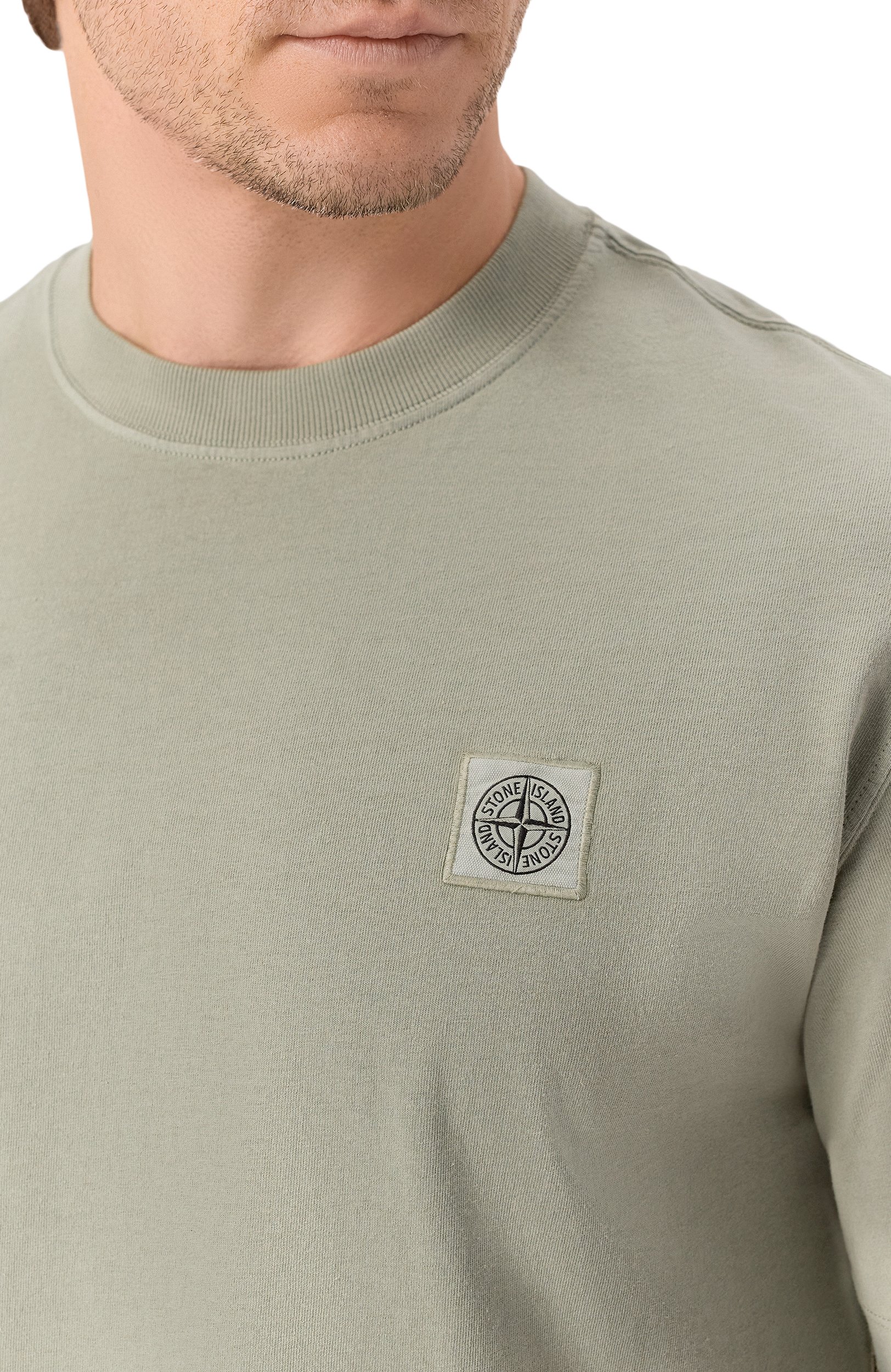 Хлопковая футболка STONE ISLAND, арт. K1S152100034/S0115, фото 5