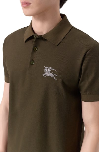 Хлопковое поло BURBERRY, арт. 8119010, фото 5