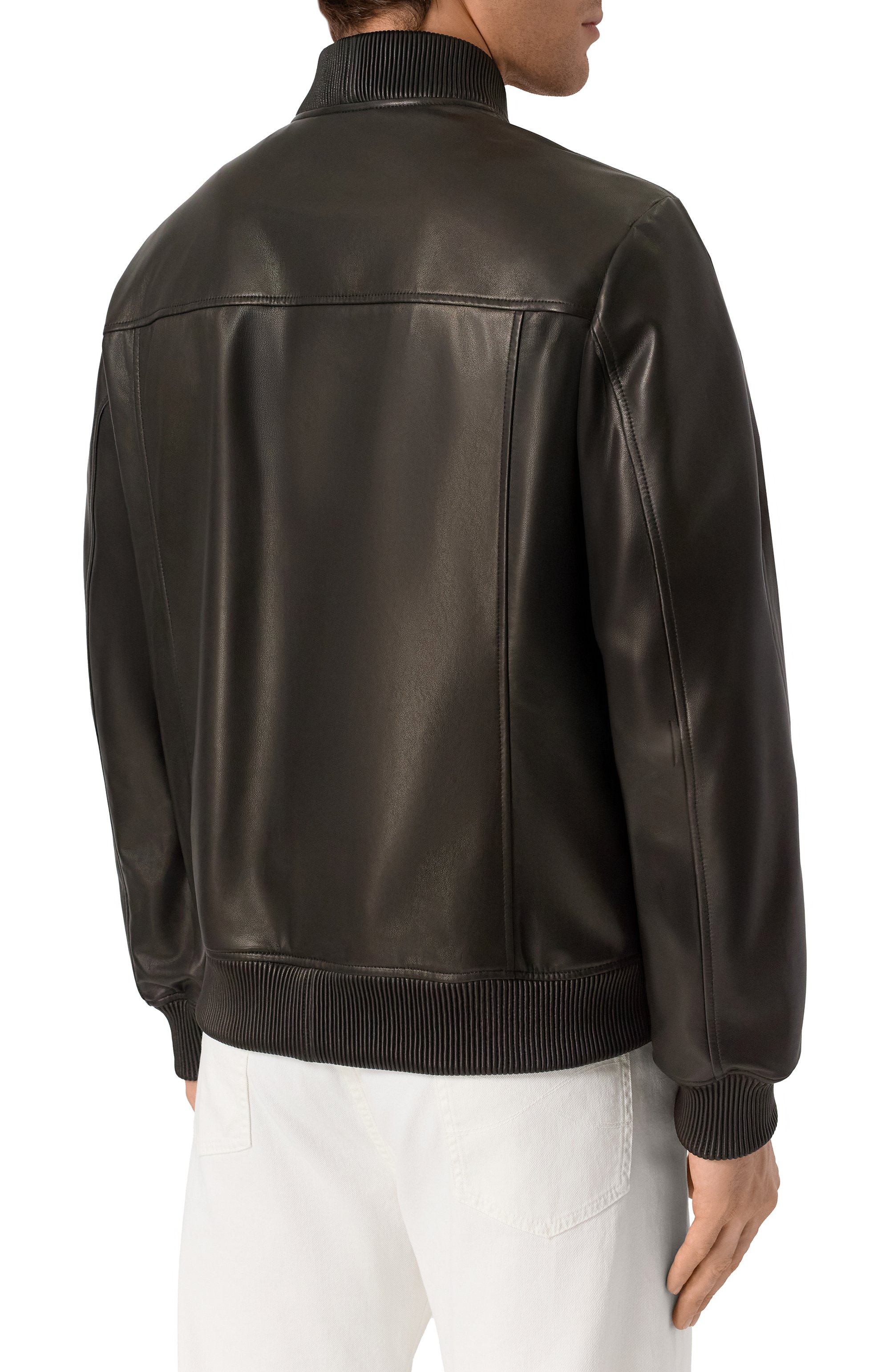 Кожаный бомбер MVST, арт. 54202, фото 4