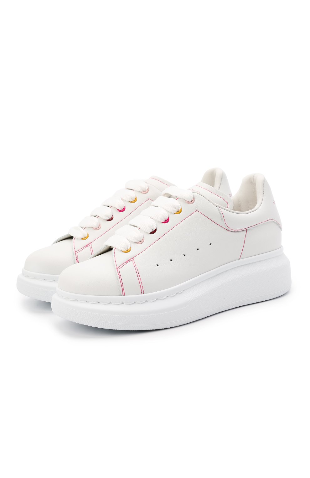 Кожаные кеды ALEXANDER MCQUEEN, арт. 587691/WHX1Q, фото 1