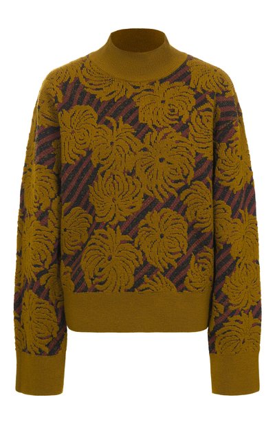Женский свитер из шерсти и вискозы DRIES VAN NOTEN, арт. 011237-2731-606