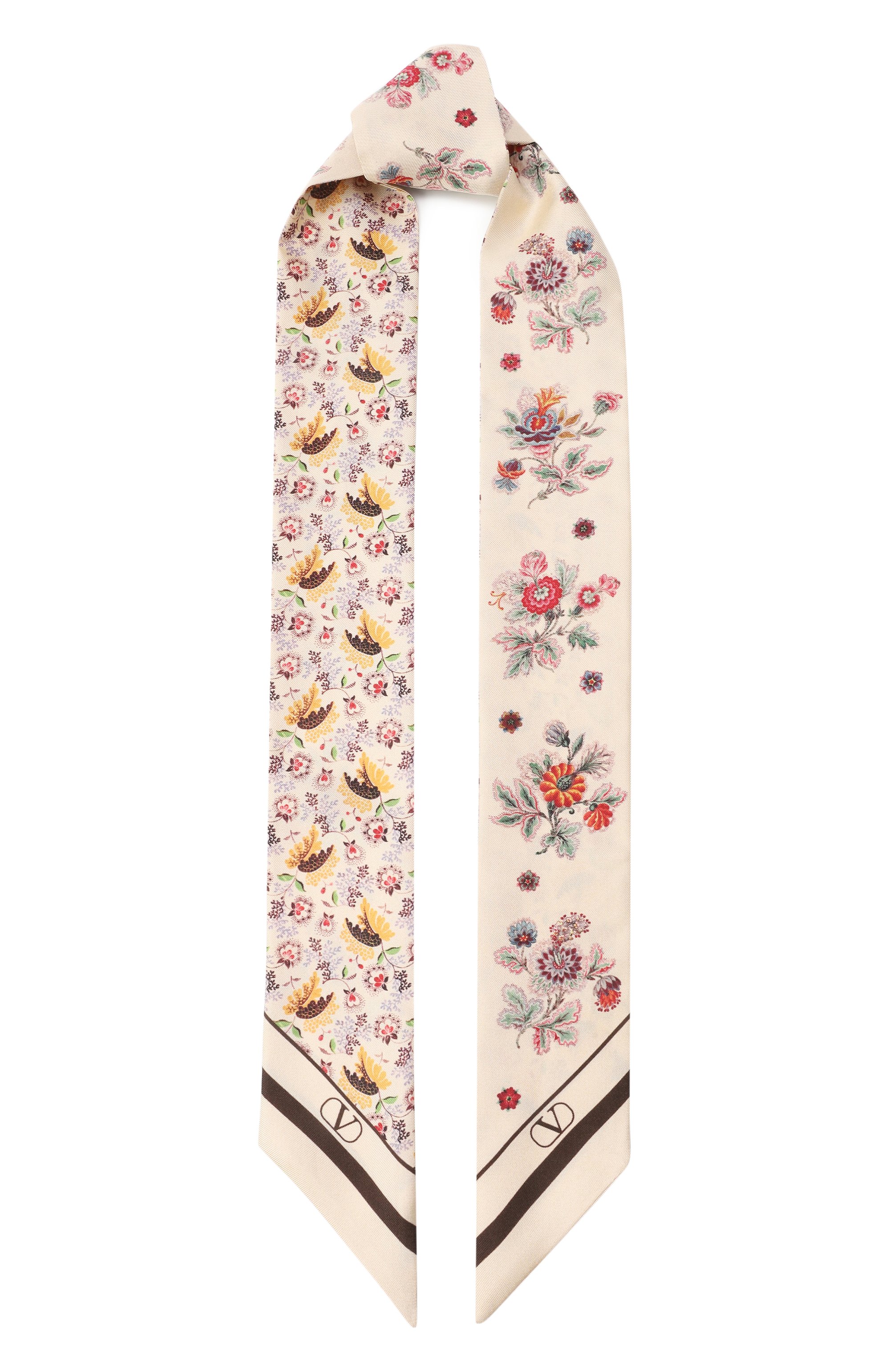 Шелковый шарф-твилли VALENTINO, арт. 6W2E6017/BBD, фото 1