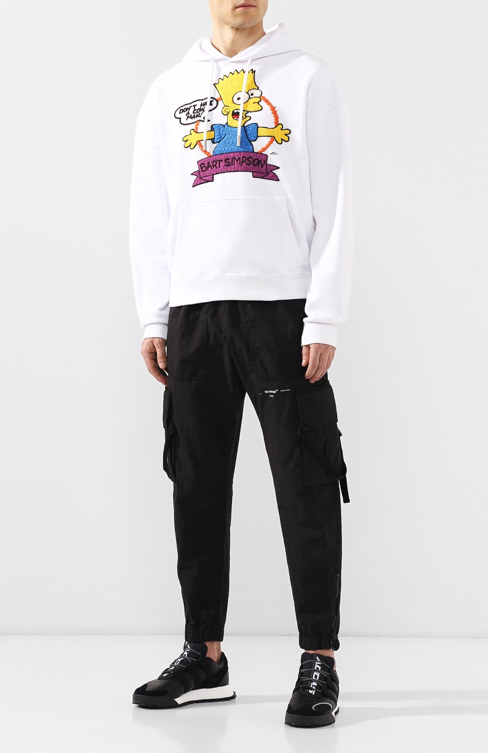 Комбинированные кроссовки wangbody run ADIDAS ORIGINALS BY ALEXANDER WANG, арт. EF2438/M, фото 2