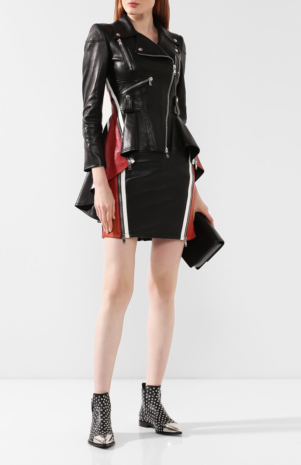 Кожаная куртка ALEXANDER MCQUEEN, арт. 559137/Q5HQC, фото 2