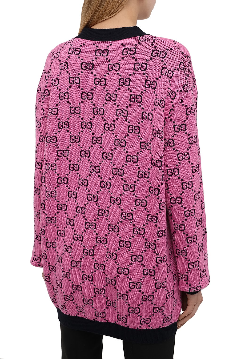 Кардиган из шерсти и хлопка GUCCI, арт. 662036/XKBXI, фото 4