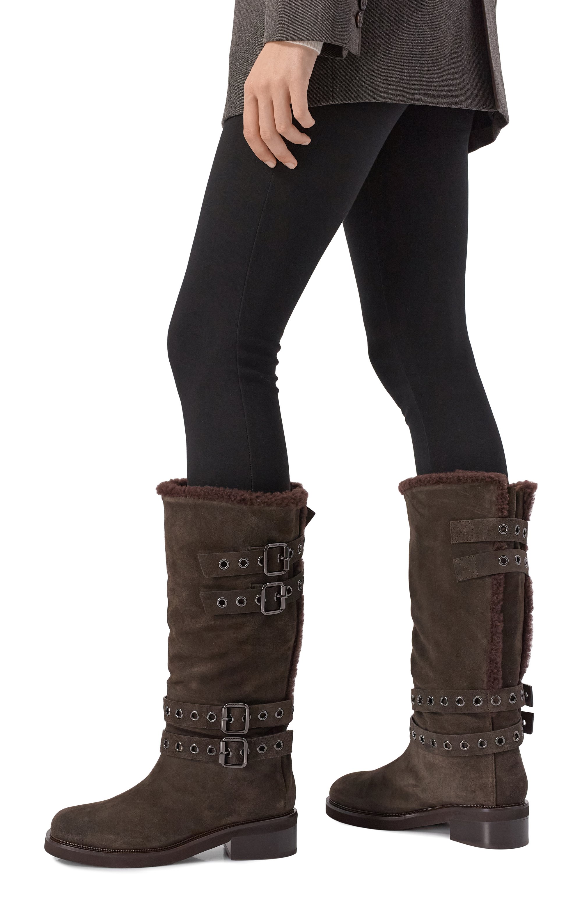 Замшевые сапоги harley LE SILLA, арт. 1868C040MGMMARE, фото 2