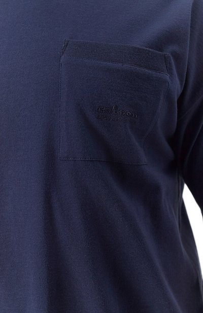 Футболка из хлопка и шелка KITON, арт. UMM062901, фото 5