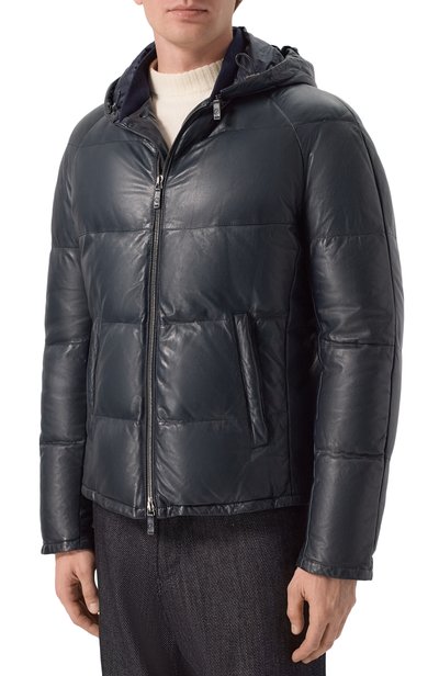 Кожаный пуховик GIORGIO ARMANI, арт. 5SR50P/5SP50, фото 3